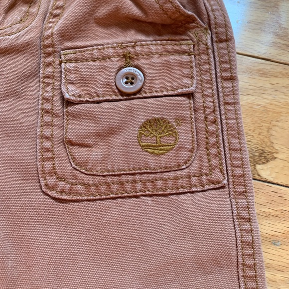 Timberland toddler cropped pants in rust colour - Picture 4 of 5